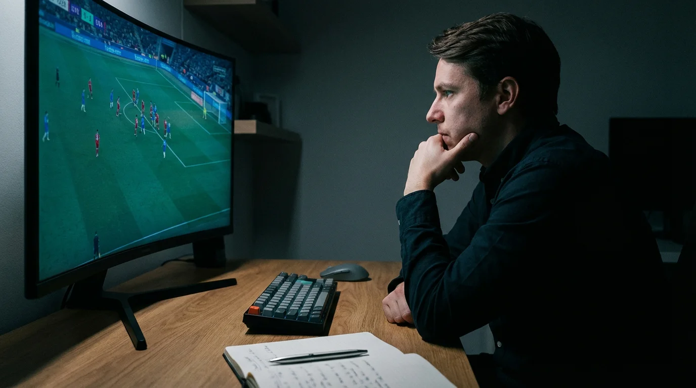 Movimento de odds ao vivo durante jogo de futebol — análise de cotações em tempo real