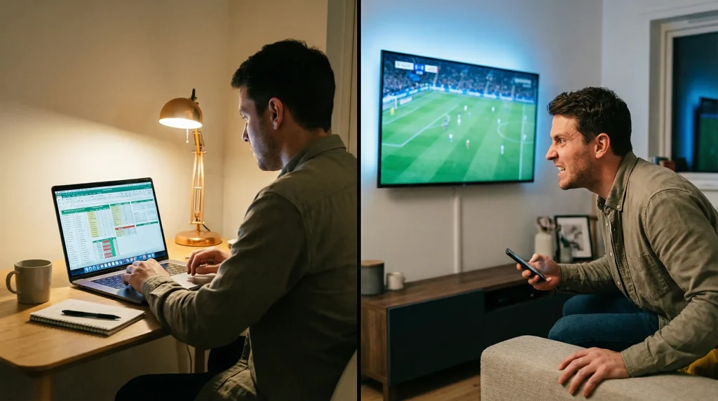 Comparação entre apostas ao vivo e apostas pré-jogo no futebol