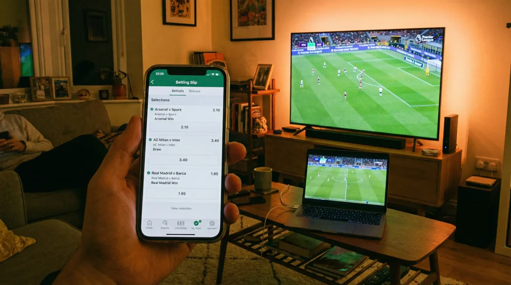 Apostas multiplas ao vivo no futebol