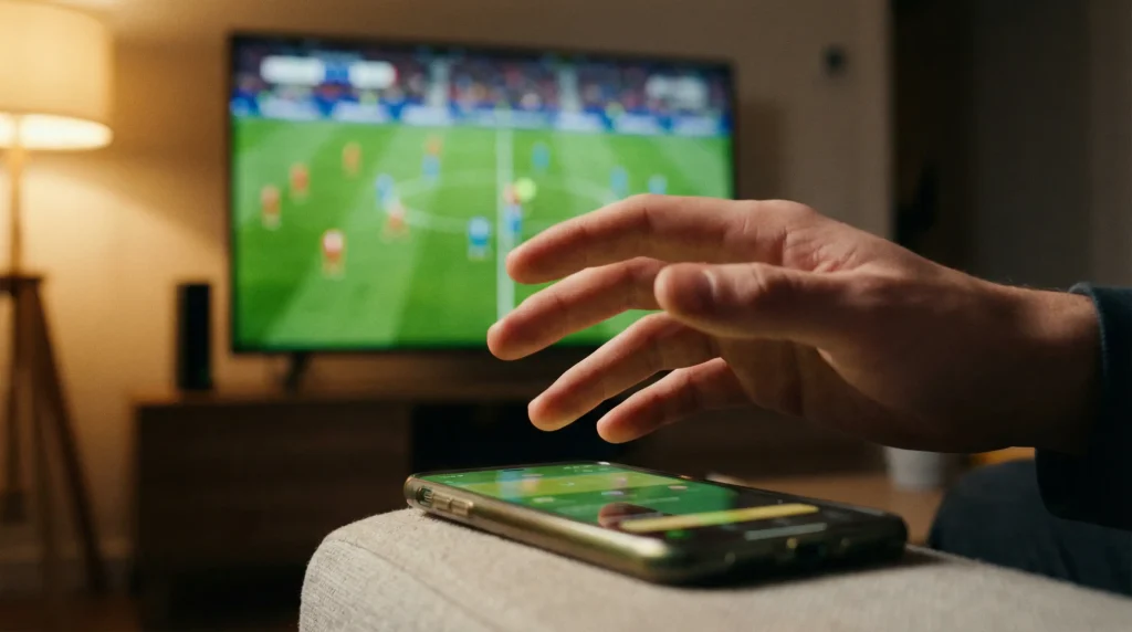 Cash out nas apostas ao vivo de futebol com decisão de encerrar aposta