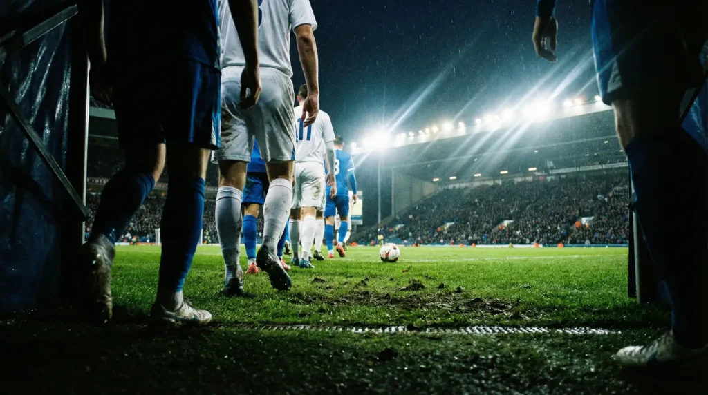 Apostas ao vivo na segunda parte do futebol